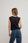 Free People Jae Knit Top Black