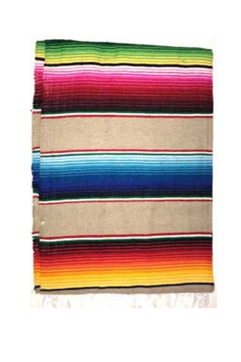 Large Sarape/Saltillo Cotton Blanket