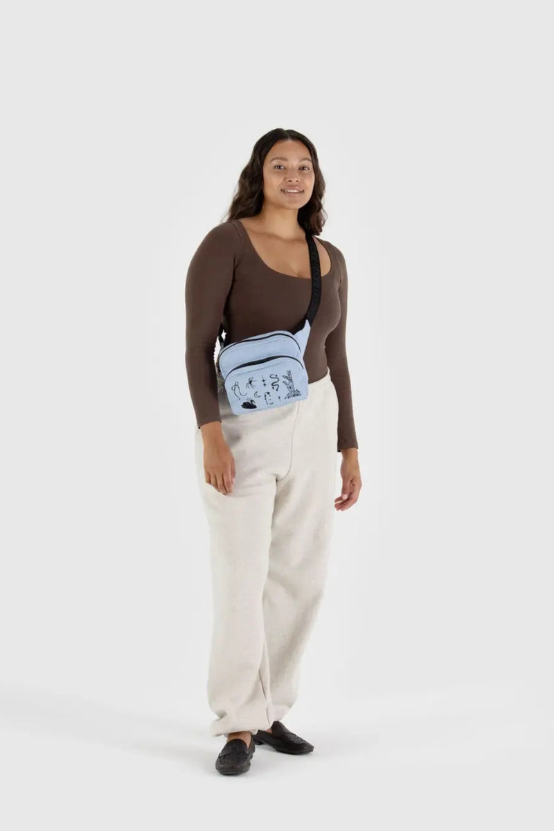 Fanny Pack Embroidered - Embroidered Ballet Icons