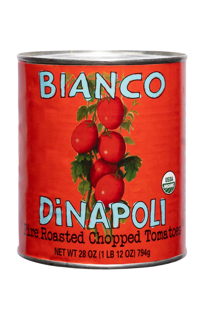 Bianco DiNapoli 28 oz Organic Tomatoes - Fire Roasted Chopped