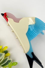 Acetate Swallow Hair Claw Clip - Blue