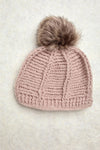 By Many Hands Knit Beanie Brecken - Tan/Rose