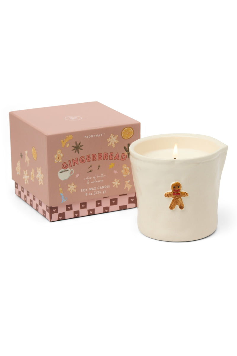 Paddywax Bistro 8oz Ceramic Candle - Gingerbread