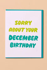 And Here We Are Card - December Birthday