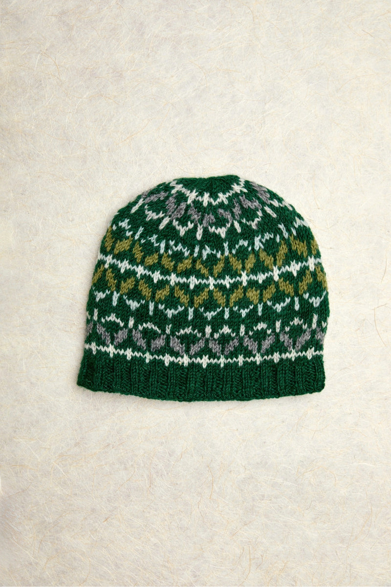 By Many Hands Knit Beanie Freya - Evergreen