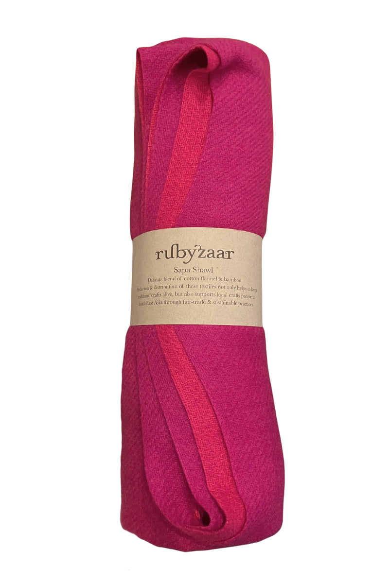 Sapa Shawl - Fuchsia