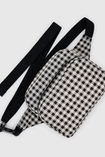 Baggu Fanny Pack - Black + White Gingham