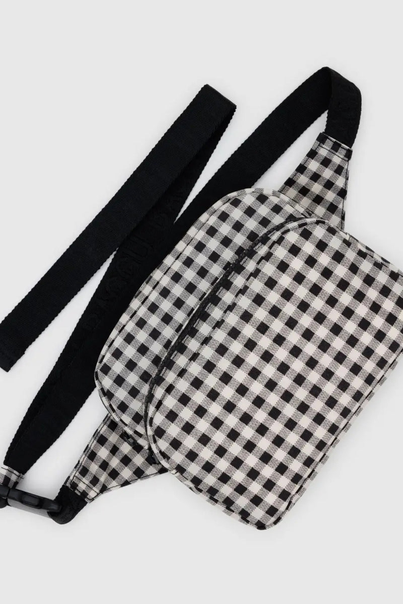 Baggu Fanny Pack - Black + White Gingham