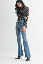 Just Black Denim Utility Slim Bootcut - Medium Denim