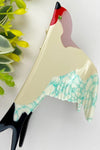 Acetate Swallow Hair Claw Clip - Green