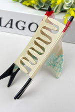Acetate Swallow Hair Claw Clip - Green