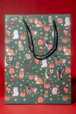 Illustrating Amy Gift Bag - Holiday Cats
