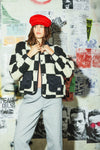 Brixton Delilah Sherpa Jacket - Black/Natural