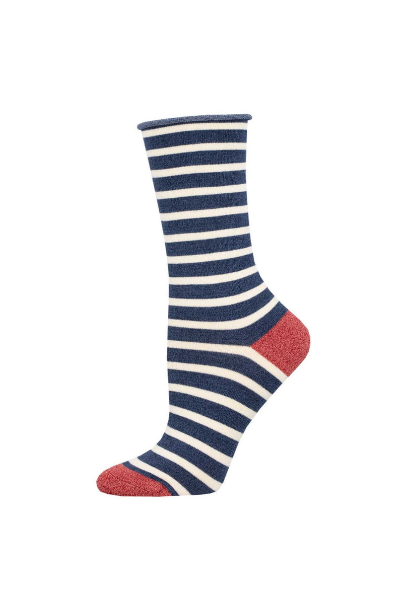 Socksmith Women's Sailor Stripe Bamboo Socks (size 9-11)