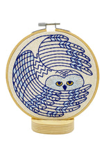 Hook, Line, and Tinker Embroidery Kit - Snowy Owl