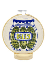 Hook, Line, and Tinker Embroidery Kit - Dilly Pickles