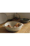 Ivory Stoneware Fruit Bowl