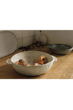 Ivory Stoneware Fruit Bowl