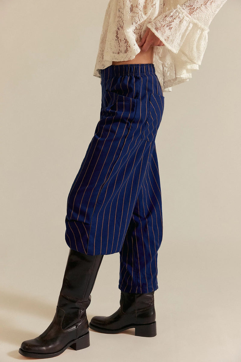 Free People Nice Choice Pull On - Navy Combo