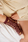 Free People Nearly Nordic Socks - Burgundy