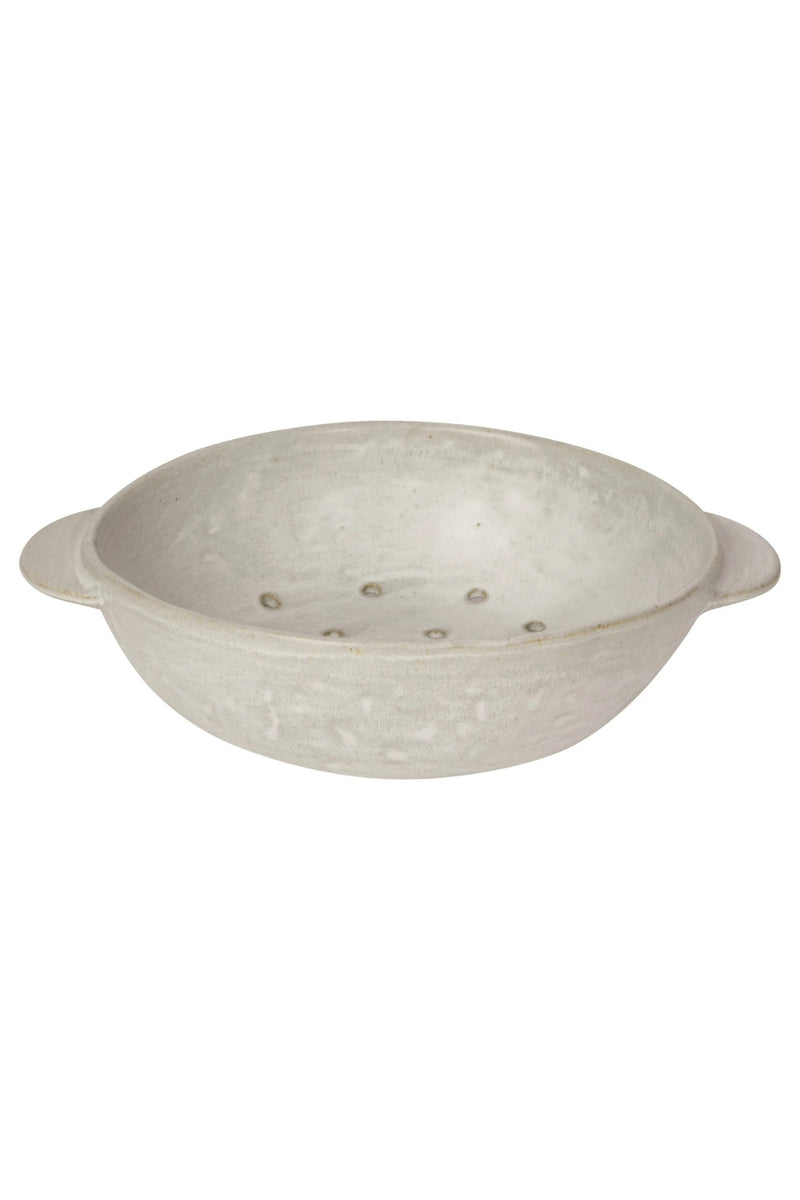 Ivory Stoneware Fruit Bowl