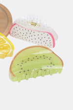 Cute Kiwi Fruit Hair Claw Clip