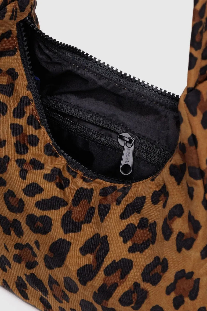 Baggu Mini Nylon Shoulder Bag - Leopard