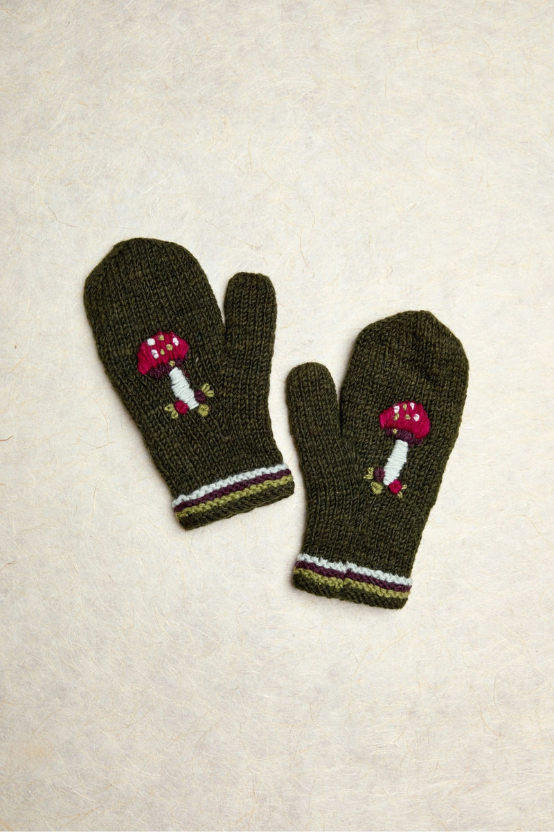 By Many Hands Knit Lydia Blackpine Mittens