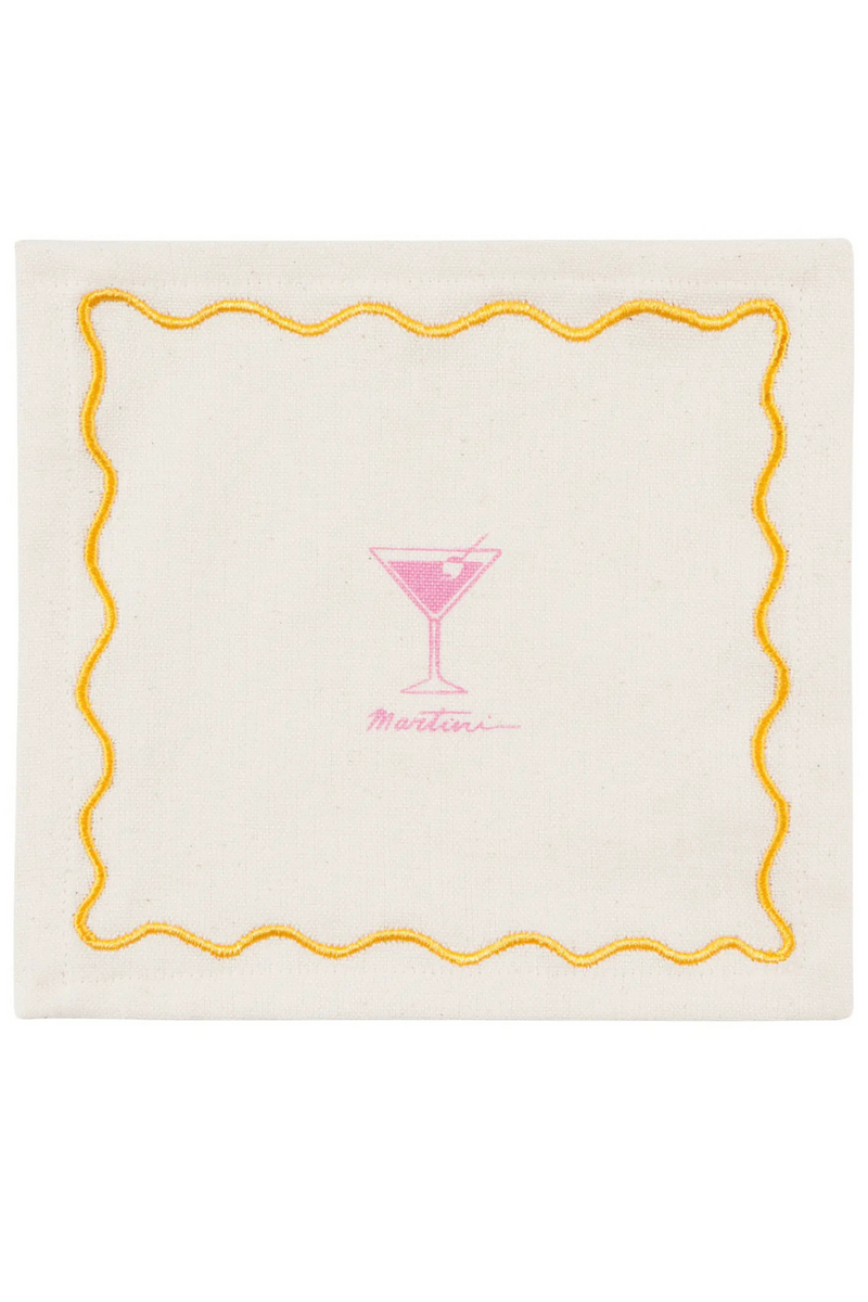 Napkins Set of 4 Assorted - Happy Hour