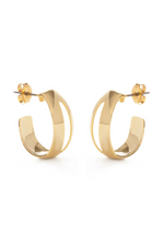 Vintage Style Cut-Out Hoop Earrings
