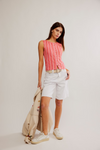 Free People Tilly Vest - Printed Punch Combo