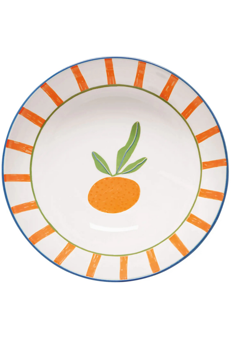 Citrus Burst Bowl 8 Inch - Orange