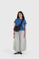 Baggu Medium Nylon Crescent Bag - Black