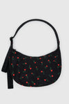 Medium Nylon Crescent Bag - Painted Wildflower