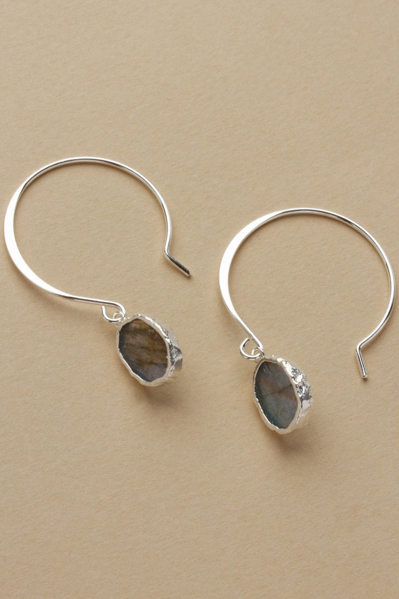 Luna Norte Pacific Threader Hoop Earrings