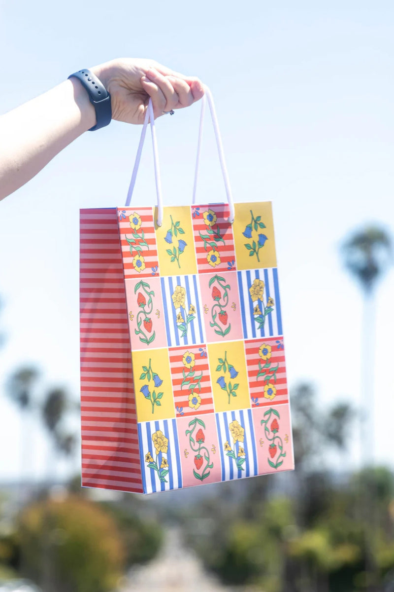 Illustrating Amy Gift Bag - Patchwork Floral