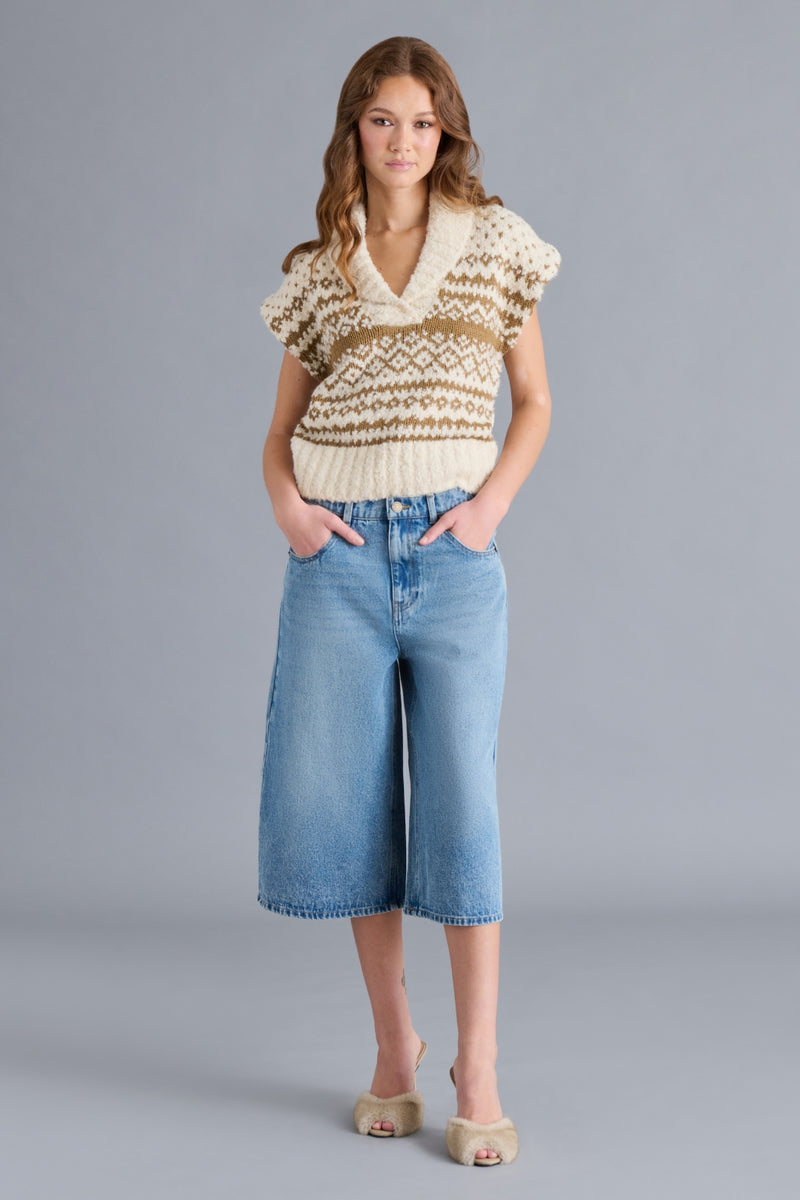 Steve Madden Paulie Sweater Vest - Multi