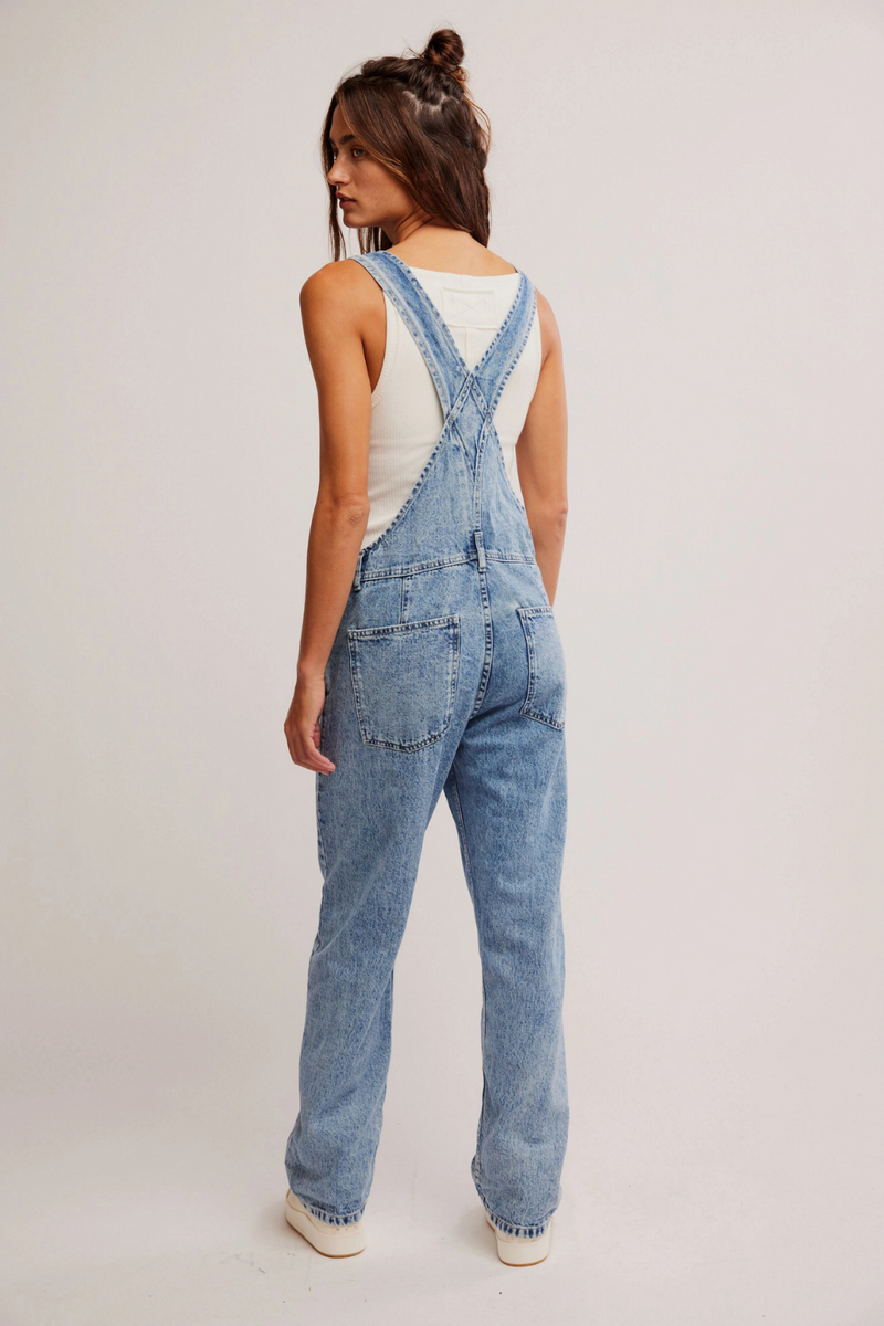 Ziggy Denim Overalls Powder Blue