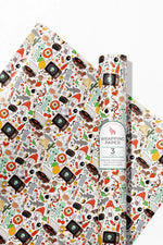 Illustrating Amy Gift Wrap Rolls - Retro Print