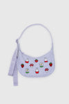 Baggu Small Nylon Crescent Bag Embroidered - Embroidered Miffy