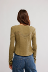 Let's Party Cardi - Gothic Olive