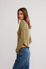 Let's Party Cardi - Gothic Olive