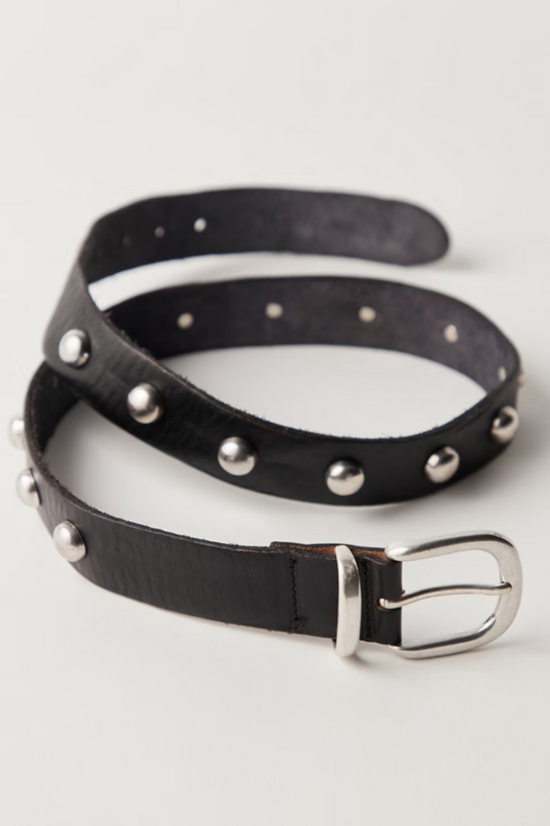 Free People Rhodes Stud Belt - Black