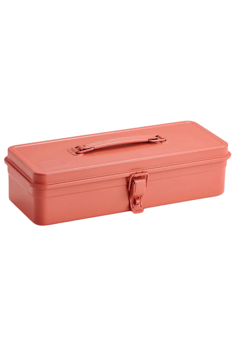 Steel Toolbox w/ Top Handle and Flat Lid T-320 Live Coral