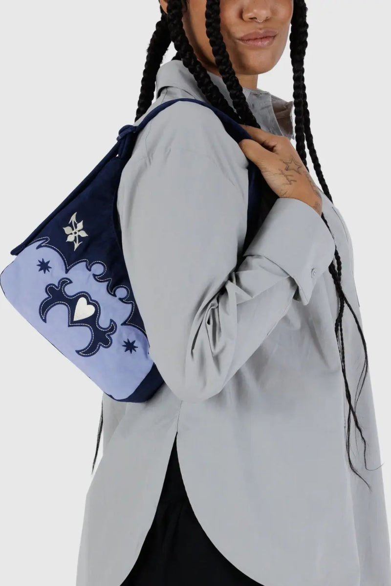 Baggu Mini Nylon Shoulder Bag - Western Appliqué
