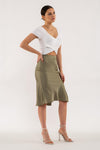 Addison Slip Skirt - Olive