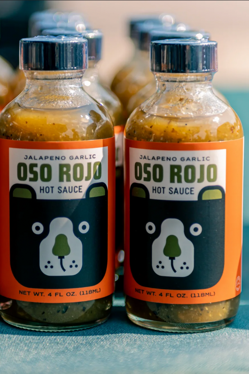 Oso Rojo Hot Sauce - Jalapeño Garlic