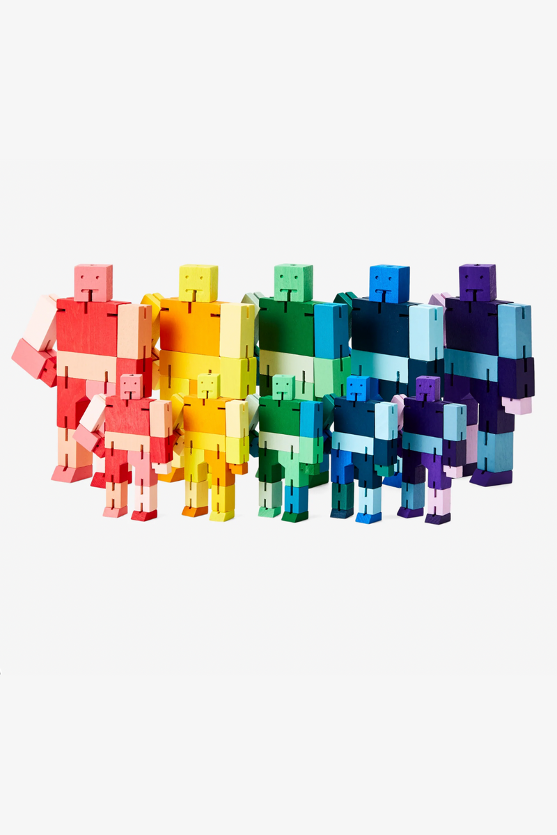 Areaware Cubebot Capsule Collection Micro - Green Multi