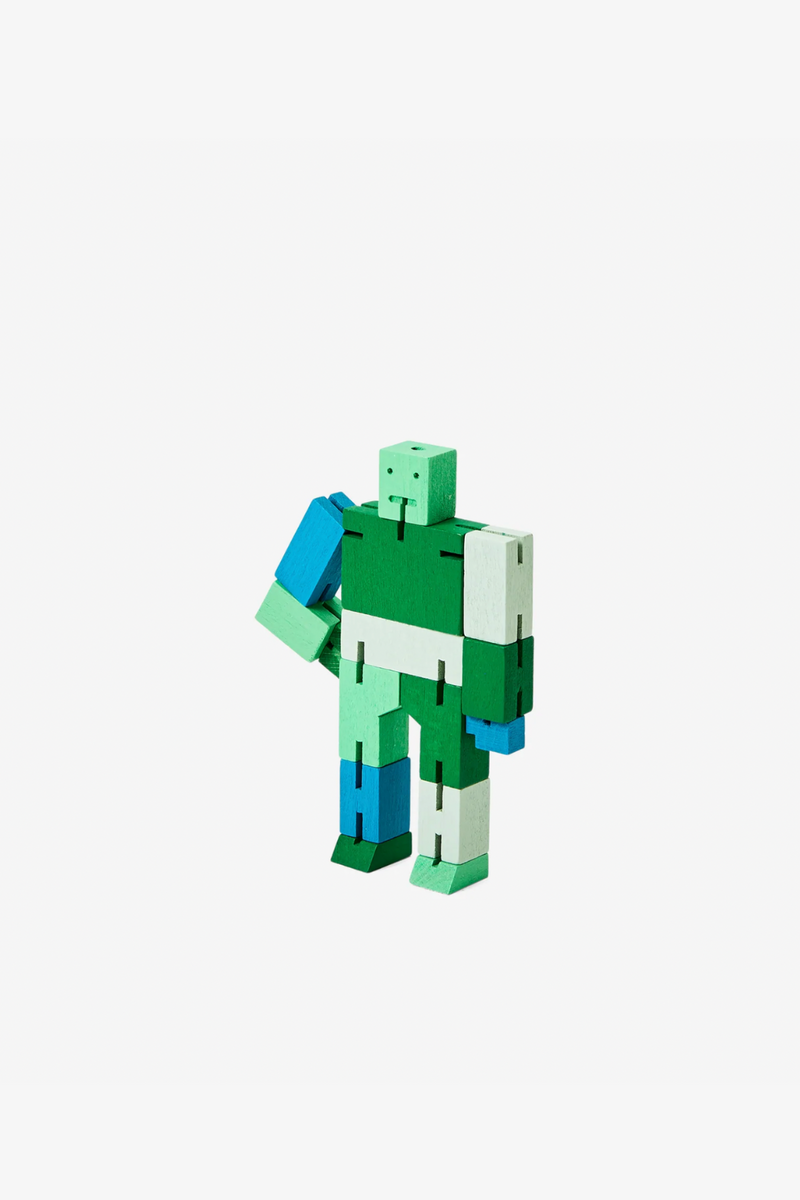 Areaware Cubebot Capsule Collection Micro - Green Multi