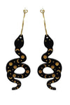 Le Chic Miami Moon Phases Snake Hoop Earrings